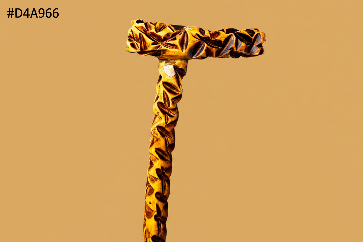 Gray 46 Handle 1 - Honey Amber Background